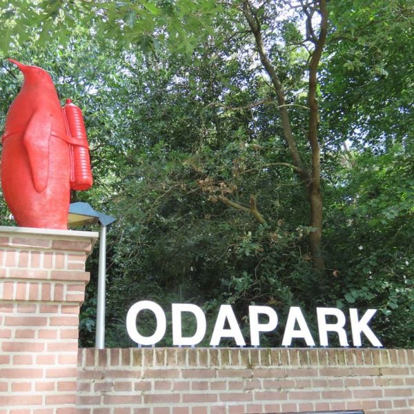 Wandelen door het ODA park